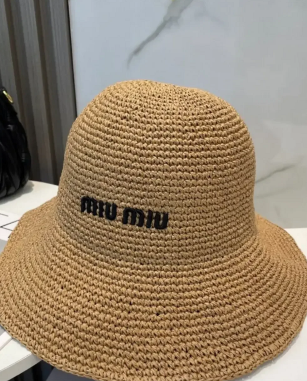 Miu Miu Khaki - Straw Fisherman's Hat